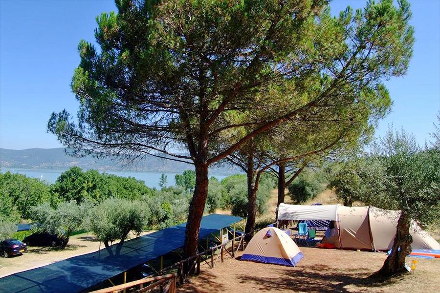 Camping Cerquestra in Magione is een kindvriendelijke camping in Italië