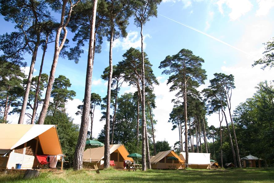Camping Huttopia Rambouillet bij Rambouillet (Yvelines)