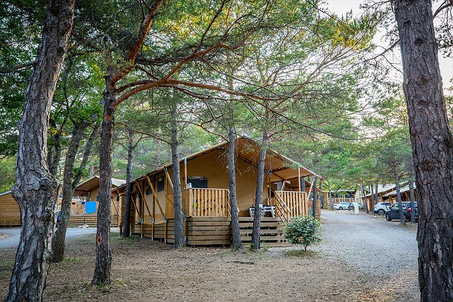 Camping La Farigoulette - Ciela Village bij Saint-Laurent-du-Verdon (Alpes-de-Haute-Provence)