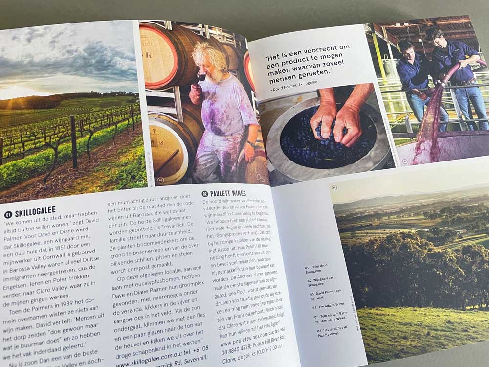 Prachtige wijnroutes in dit grote en hardcover boek van Lonely Planet.