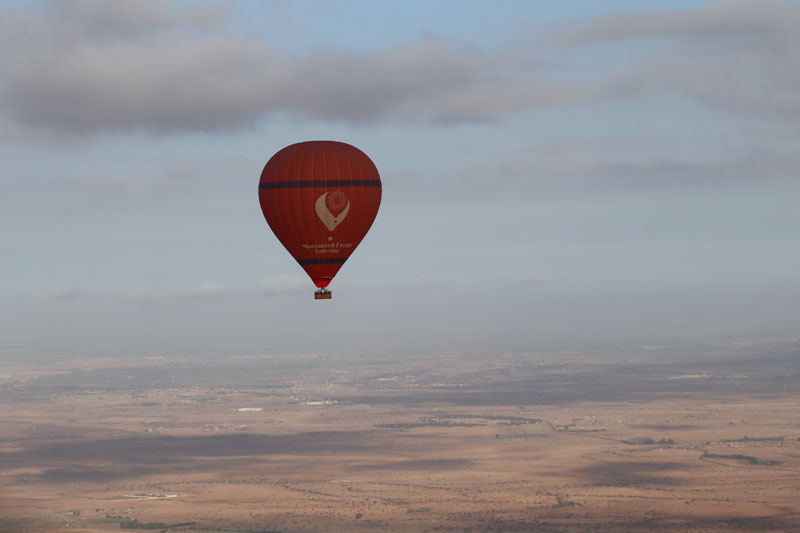Luchtballonvlucht boven Marrakech